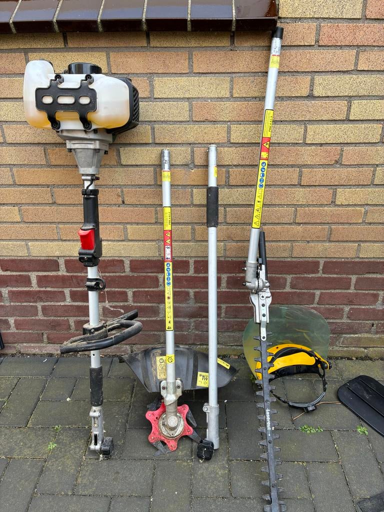 Parkside heggenschaar op benzine, Tuin en Terras, Heggenscharen, Ophalen, Gebruikt, Benzine