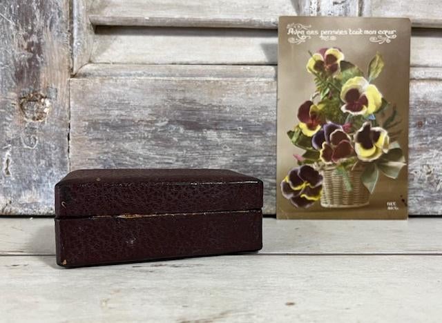 Leresche France antieke scheermes houder in origineel doosje, Antiek en Kunst, Ophalen of Verzenden