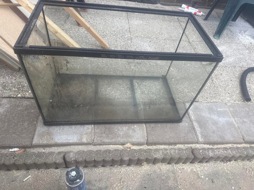 Aquarium 120 l inclusief toebehoren, Ophalen of Verzenden, Zo goed als nieuw, Leeg aquarium
