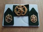 Kraagspiegels en baretembleem  : Geneeskundige Dienst, Verzamelen, Militaria | Algemeen, Ophalen of Verzenden, Landmacht, Nederland