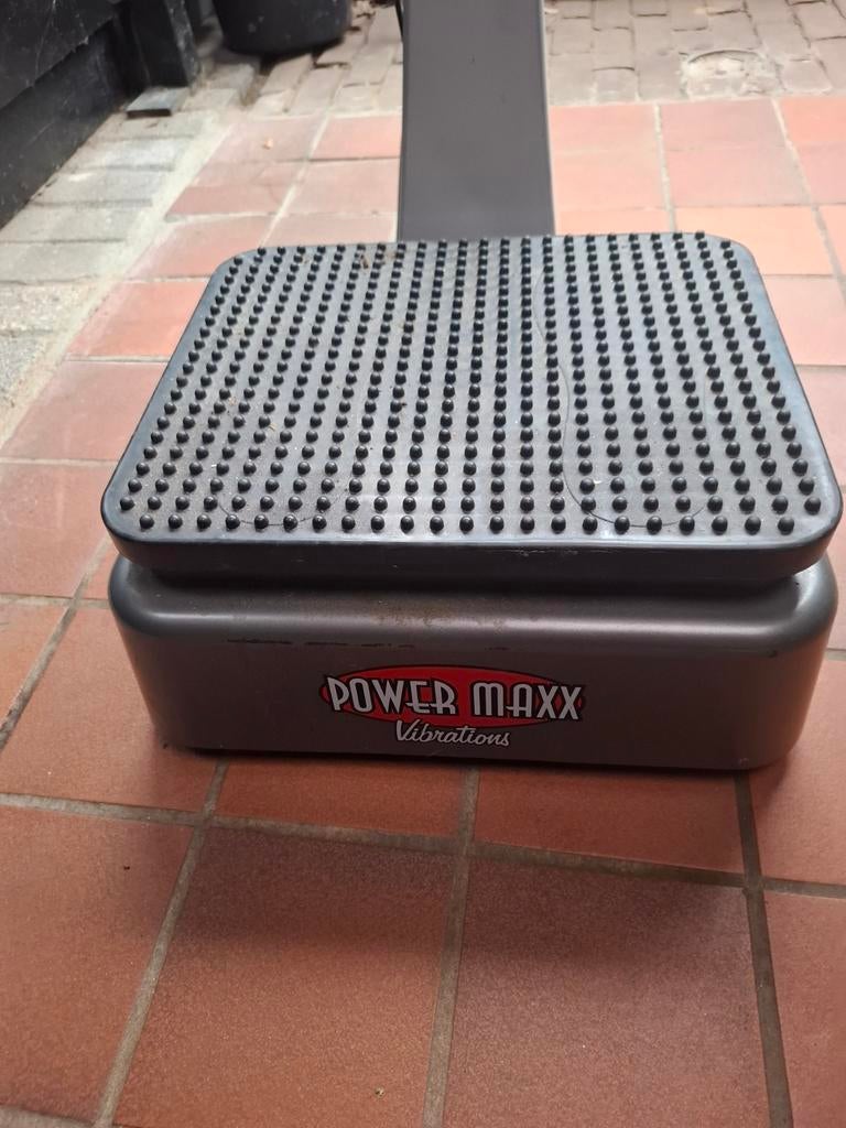 Power Maxx Vibrations Trilplaat - Fitnessapparaat, Sport en Fitness, Ophalen, Gebruikt, Metaal, Buik