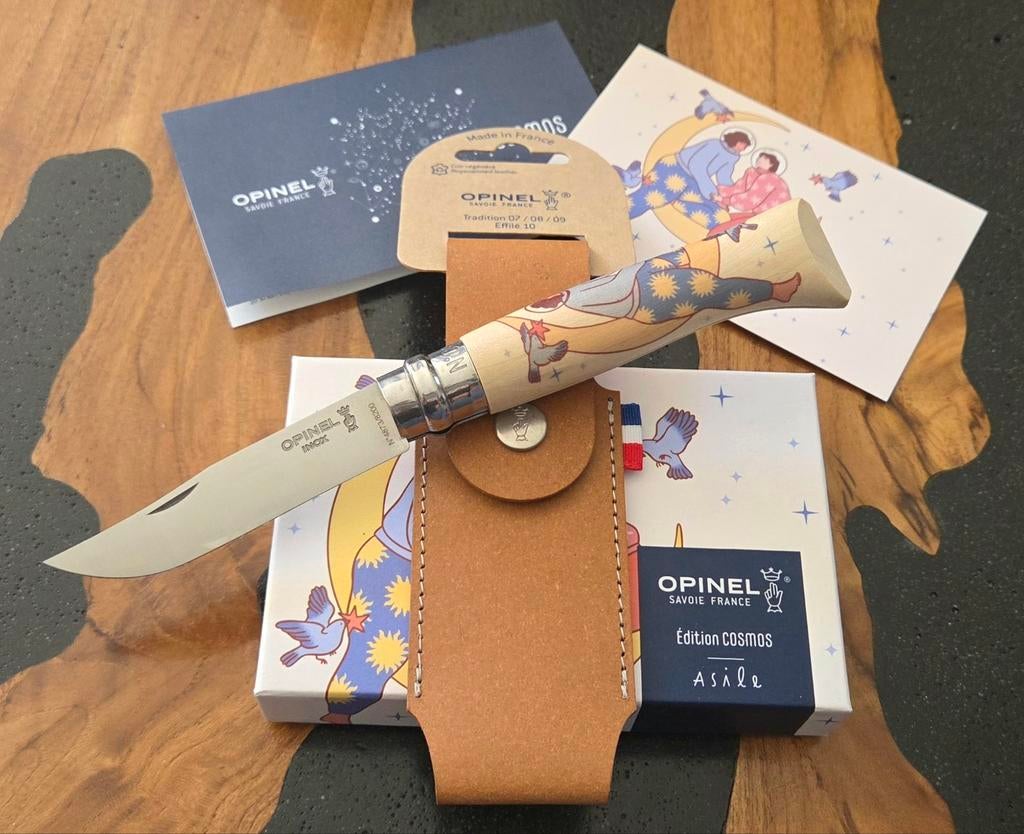 Opinel Cosmos LE No. 8 zakmes / mes ..nieuw.., Ophalen of Verzenden, Nieuw