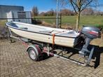 Toer/visboot 4.50m Rana 15 + evt  Damco boottrailer, Tot 10 pk, Ophalen of Verzenden, Zo goed als nieuw, 3 tot 6 meter