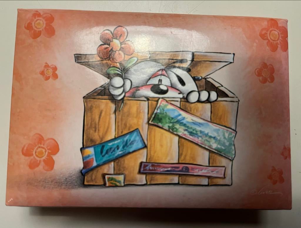 Diddl brievenbus met Diddlina briefpapier, Ophalen of Verzenden, Diddlina, Zo goed als nieuw, Papier, Kaart of Schrift