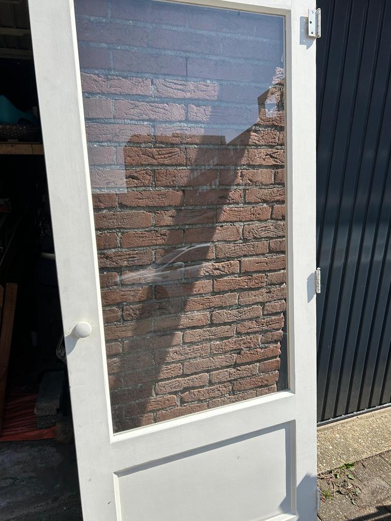 Binnendeuren   paneeldeuren, Doe-het-zelf en Verbouw, Deuren en Horren, Binnendeur, Ophalen of Verzenden, 200 tot 215 cm, Glas
