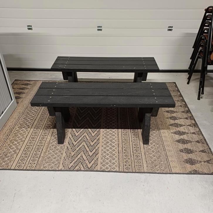 Kunststof tuinbankje tuinbank ( hufterproof  ), Tuin en Terras, Tuinsets en Loungesets, Gebruikt, Stoel, Ophalen