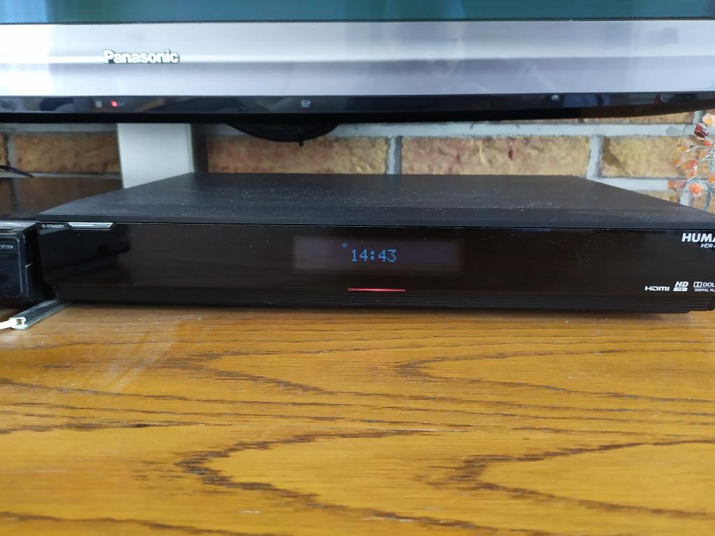 Humax 5200C HD Mediabox 500GB beeld 1080i +afstandsbediening, Ophalen of Verzenden, Gebruikt, Decoder
