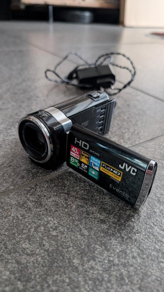 JVC Everio GZ-HM650BE Full HD Camcorder, Audio, Tv en Foto, Videocamera's Digitaal, Zo goed als nieuw, Band, Disc of Geheugen