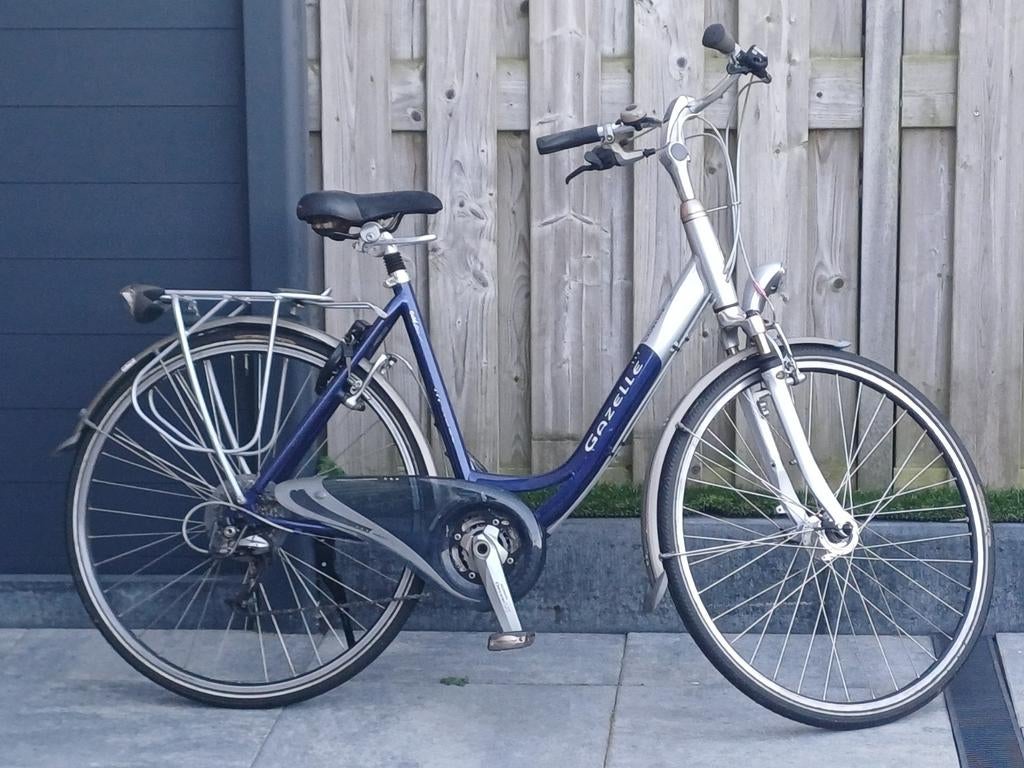 Stevige Gazelle Lausanne Goldline l 24 Vers l 28 inch l, 53 tot 56 cm, Versnellingen, Ophalen of Verzenden, Zo goed als nieuw