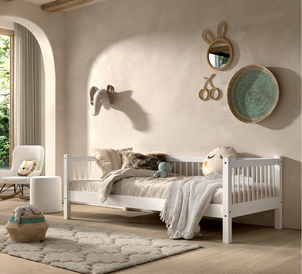 Forrest Beech kajuitbed - 90x200 - Wit beuken, Kinderen en Baby's, Kinderkamer | Bedden, Niet ingevuld, Niet ingevuld, Niet ingevuld