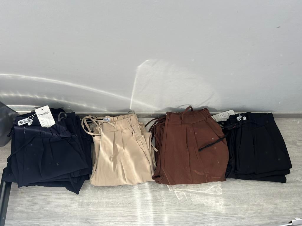 Restpartij pantalons 15 stuks, Kleding | Dames, Ophalen of Verzenden, Nieuw, Maat 38/40 (M)