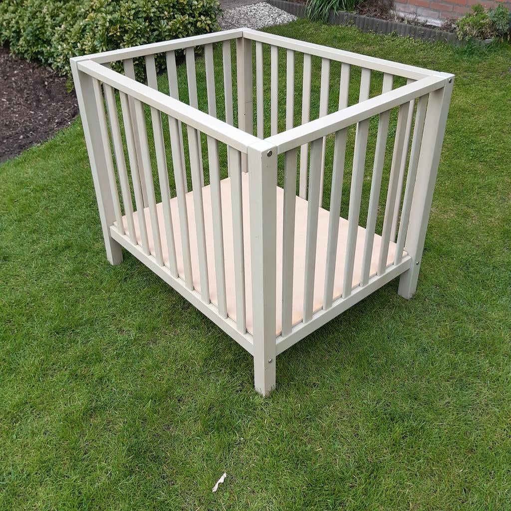 Houten kinderbox, Ophalen, Gebruikt, Rechthoekig