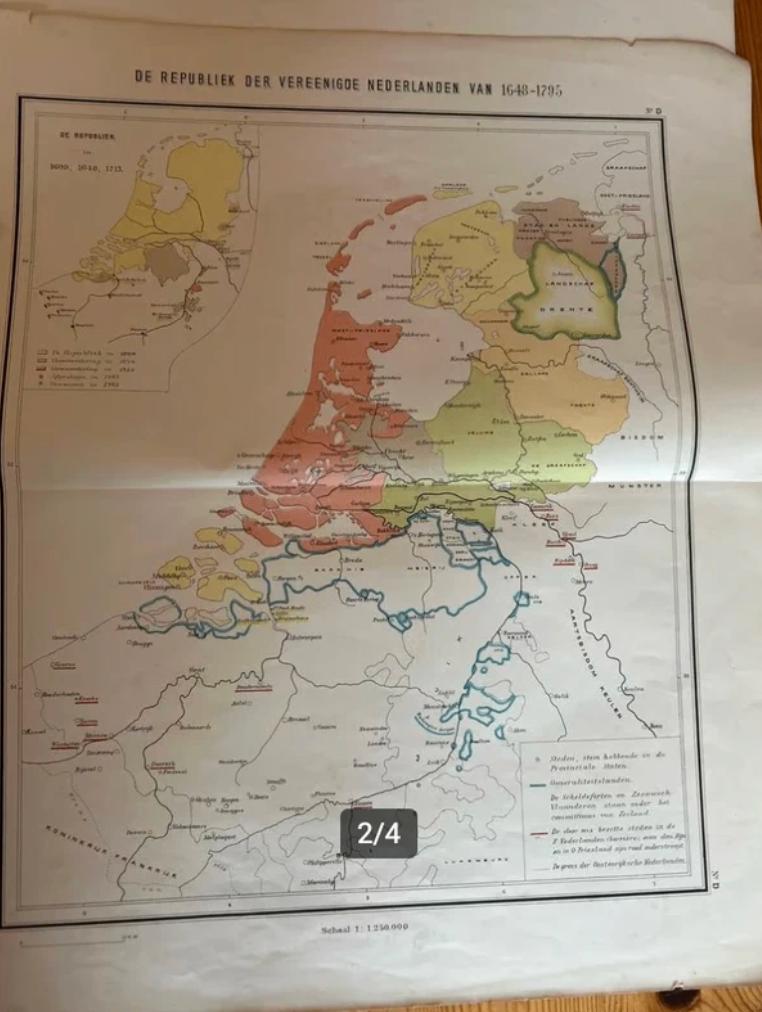 Historische Schoolatlas 1901 - Zonder Kaft, Boeken, Gelezen, Overige atlassen, Ophalen of Verzenden, 1800 tot 2000