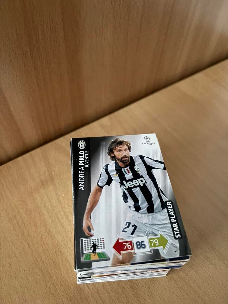 Panini Adrenalyn - CL 2012-2013 - 130 kaarten, Ophalen of Verzenden, Zo goed als nieuw, Buitenlandse clubs, Poster, Plaatje of Sticker