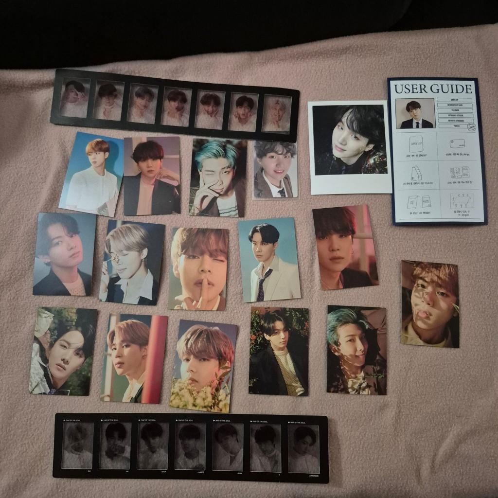 BTS collection set 12 - OT7, Verzamelen, Muziek, Artiesten en Beroemdheden, Verzenden, Zo goed als nieuw, Foto of Kaart