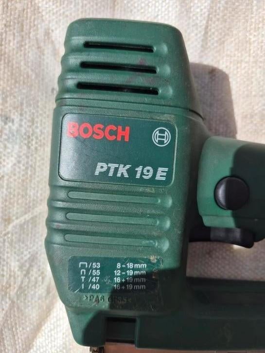Bosch PTK 19E en Black & Decker KX418E tackers, Ophalen of Verzenden, Gebruikt