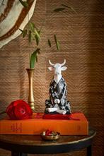 Nieuw Cow Parade koe Meditating medium gratis verzending., Ophalen of Verzenden