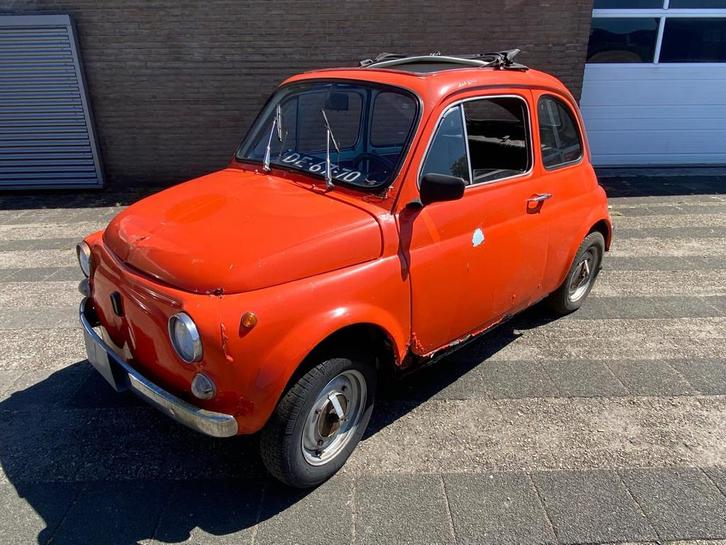 Fiat 500 Oldtimer 1968, Auto's, Fiat, Bedrijf, Te koop, Open dak, Overige brandstoffen, Cabriolet, Origineel Nederlands, Gebruikt