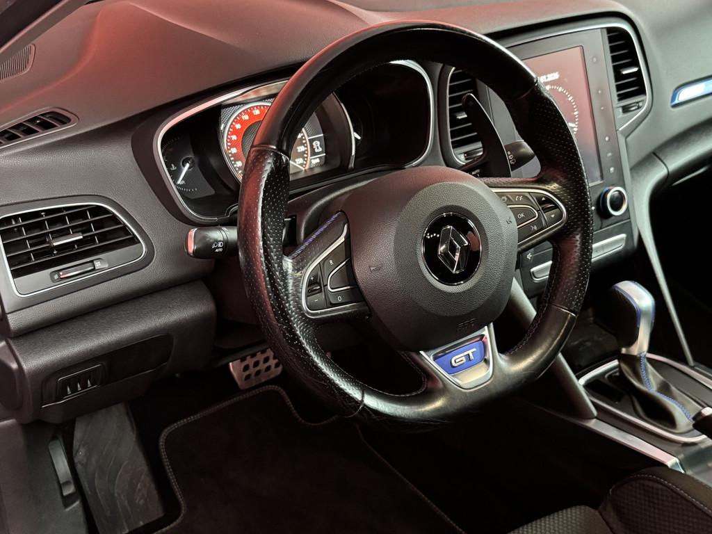 Renault Mégane 1.6 TCe GT | Automaat | 4 Controle | Keyless, Gebruikt, 4 cilinders, Met garantie (alle), Blauw