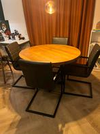 Ronde eethoek - 120 cm bijna gratis, Ophalen, Gebruikt, Minder dan 4 stoelen