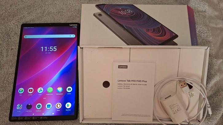 Lenovo Tab M10 FHD Plus - Zo goed als nieuw!, Computers en Software, Android Tablets, Zo goed als nieuw, Wi-Fi, 10 inch, 32 GB