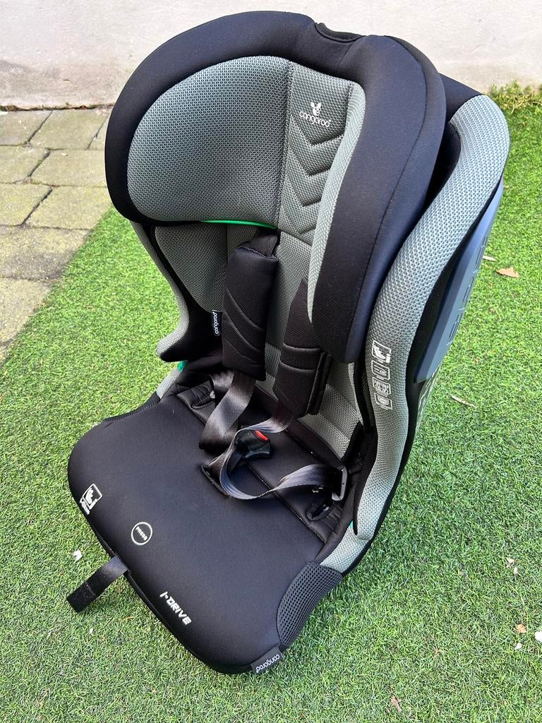 Cangaroo I-Drive Twill Green 76-150 cm i-Size Autostoel, Ophalen, Zo goed als nieuw, Overige merken, Autogordel