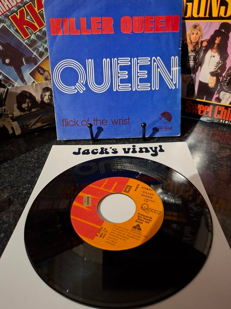 Queen - Killer Queen 7 inch single (1974), Cd's en Dvd's, Vinyl | Rock, Zo goed als nieuw, Ophalen of Verzenden
