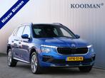 Skoda Kamiq 1.0 TSI 116pk Design Automaat Camera / Sportstoe, Auto's, Skoda, Gebruikt, Blauw, Parkeersensor, 3 cilinders