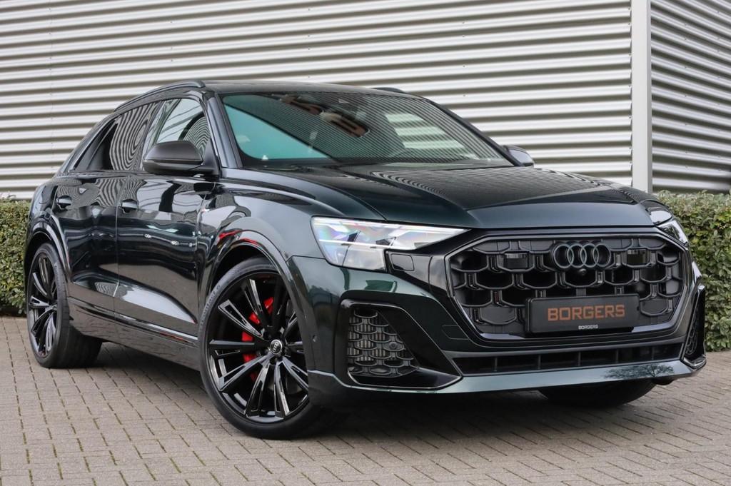 Audi Q8 60 TFSIe Tiefgrün l B&O Adv. l Carbon l Volleder, Automaat, Gebruikt, 2995 cc, Q8