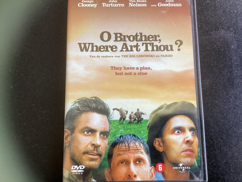 O Brother, Where Art Thou? DVD, Vanaf 6 jaar, Ophalen of Verzenden, Gebruikt, Overige genres