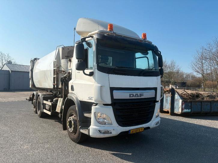 DAF CF290 Geesink Huisvuil Zijlader Euro 6 Bouwjaar 2015, Auto's, Vrachtwagens, Bedrijf, Te koop, DAF, Diesel, Euro 6, Automaat