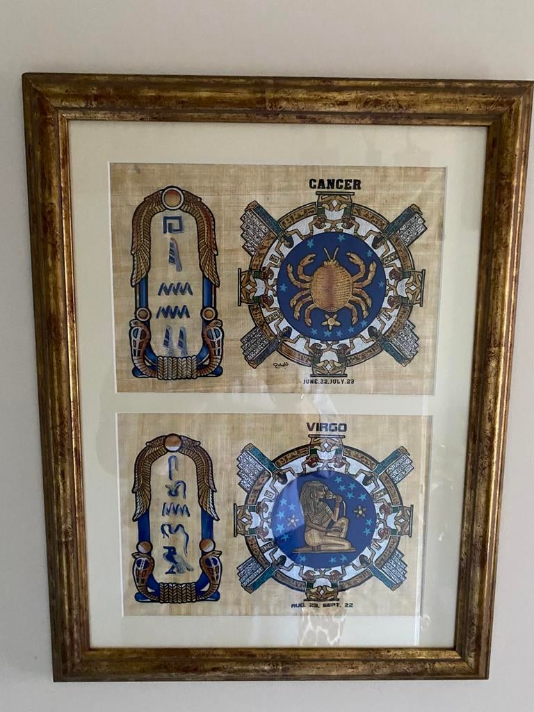 Schilderij met sterrenbeelden, Antiek en Kunst, Ophalen