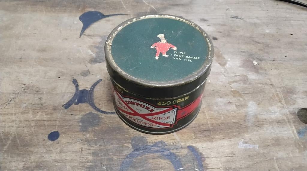 BLIKKEN APPELSTROOP, Verzamelen, Blikken, Ophalen of Verzenden, Gebruikt, Overige