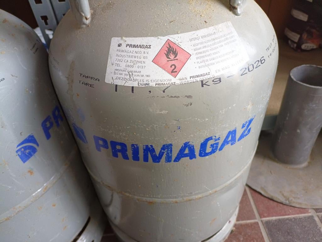 Primagaz gasfles, Ophalen of Verzenden, Gebruikt