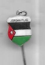 JORDANIE JORDAN FLAG EMAILE SPELD, Ophalen of Verzenden, Gebruikt, Stad of Land, Speldje of Pin