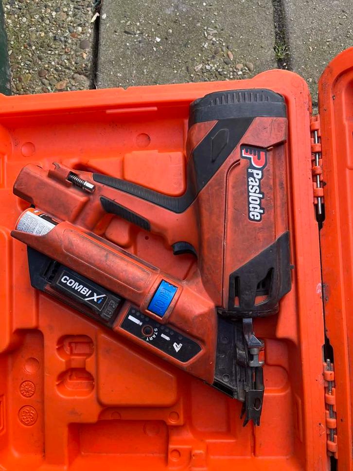 Paslode IMX90Xi Schiethamer 50-90mm - Zo goed als nieuw, Doe-het-zelf en Verbouw, Gereedschap | Handgereedschap, Zo goed als nieuw