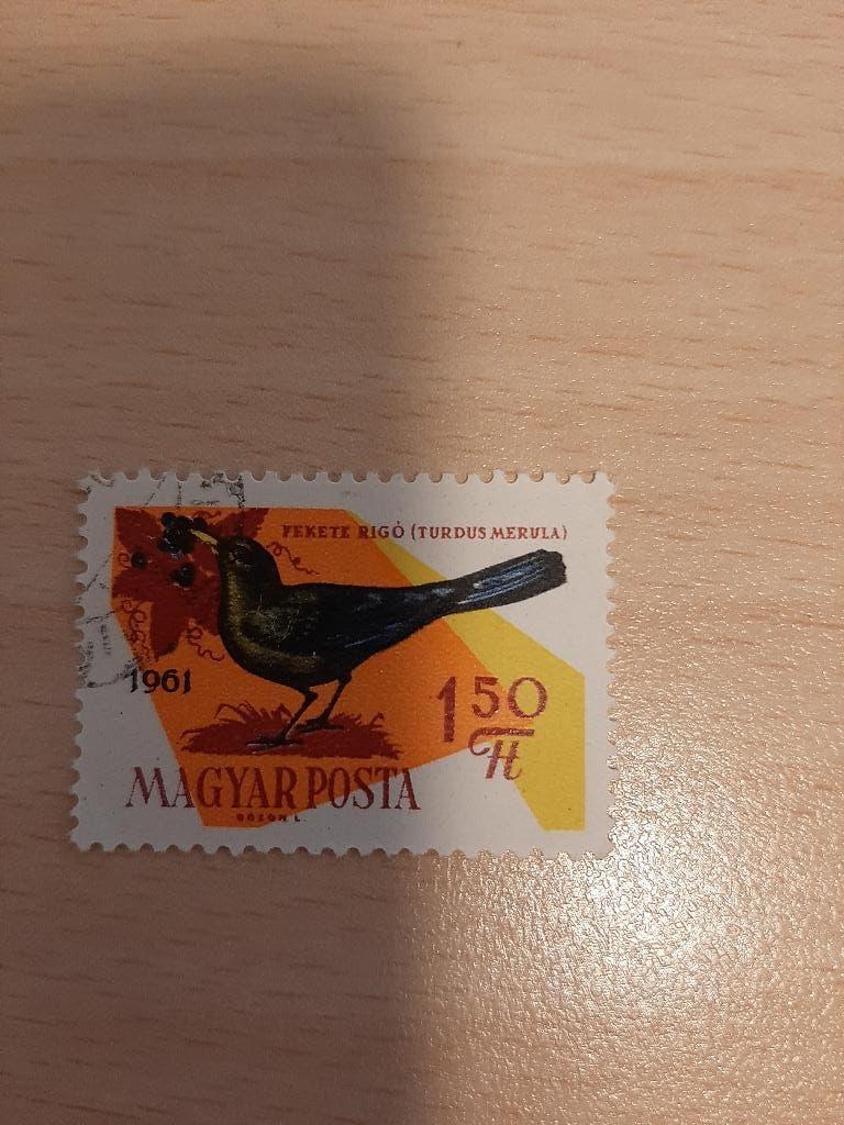 Hongarije vogel, merel, Verzenden, Gestempeld