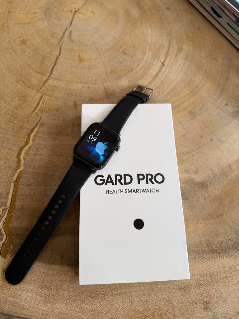 Gard Pro ultra smartwatch, Sieraden, Tassen en Uiterlijk, Smartwatches, Ophalen, Hartslag, Zwart, Zo goed als nieuw