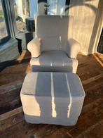 Hoffz levi fauteuil met hocker. Setprijs !, Huis en Inrichting, Fauteuils, Ophalen of Verzenden, Zo goed als nieuw, 75 tot 100 cm