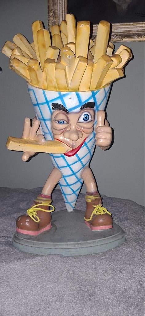 Uniek Jan Patat - Decoratief en Opvallend Kunstwerk, Antiek en Kunst, Overige onderwerpen, Handgemaakt, Beeld, Composieten