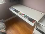 Ikea Micke Bureau - Wit - 142x50 cm, Ophalen, Gebruikt, Bureau