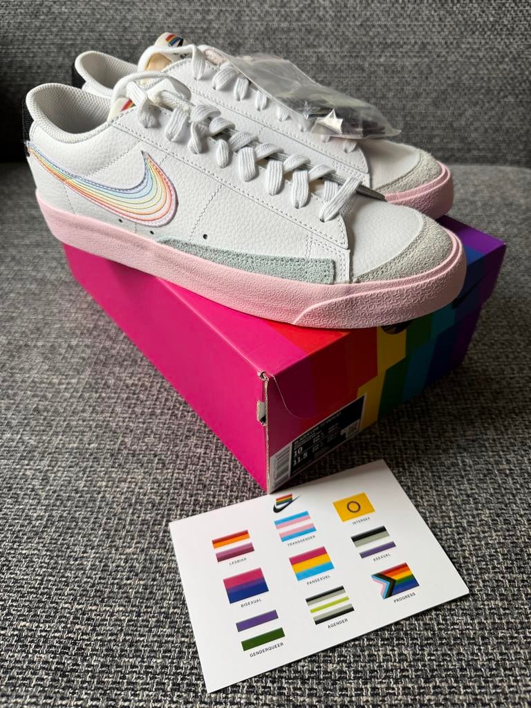 Nike Blazer Low ‘77 VNTG BT maat 44, Wit, Ophalen of Verzenden, Sneakers of Gympen, Zo goed als nieuw