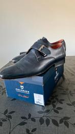 Molenaer handgemaakte heren schoenen donkerblauw mt 42, Ophalen of Verzenden, Zo goed als nieuw, Schoenen