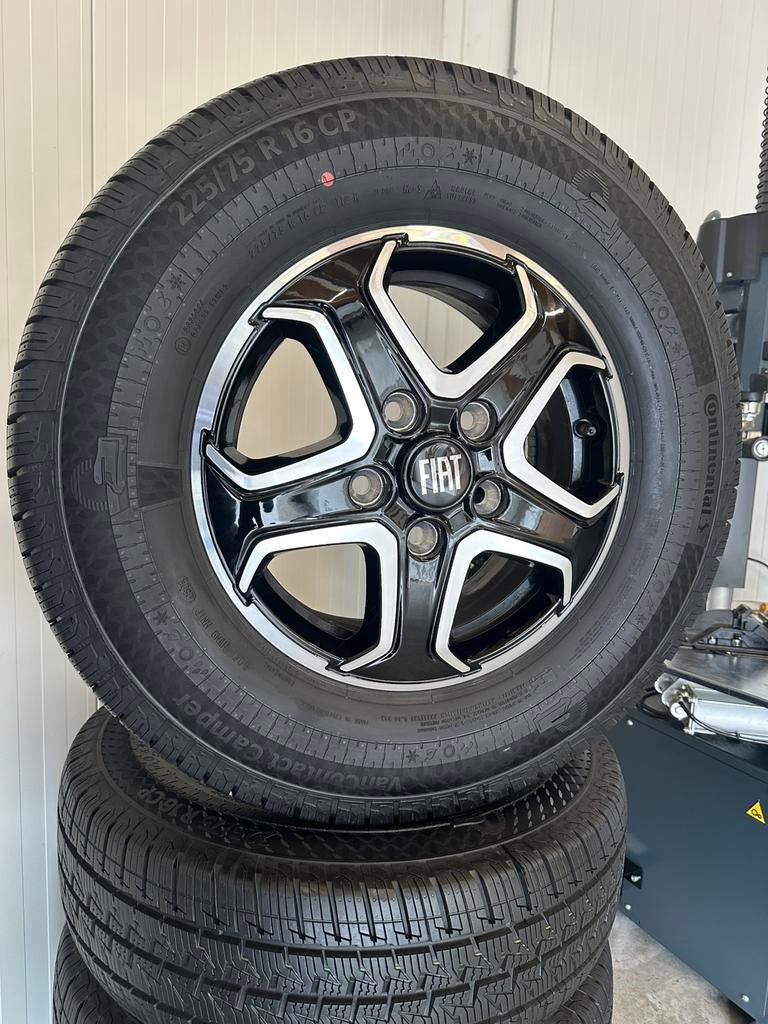 16” Fiat Ducato Camper Velgen Continental 4 Season 225 75 16, Ducato, 225/75 R16, Bestelwagen, Fiat