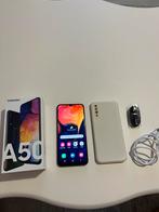 Zeer Nette Samsung A50 - 128GB | Compleet Doos + Hoesje, Telecommunicatie, Mobiele telefoons | Samsung, Blauw, Ophalen of Verzenden