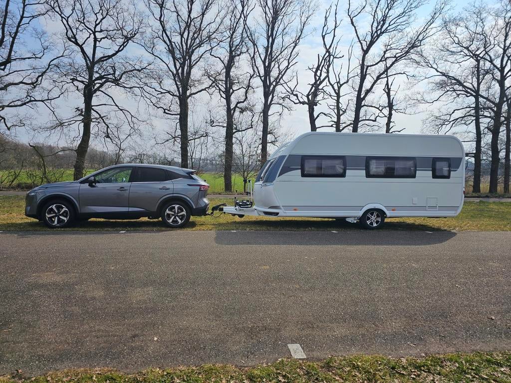 Hobby Excellent 460 SL - bj 2021 in nieuwstaat!, 2 aparte bedden, Hobby, Particulier, 5 tot 6 meter