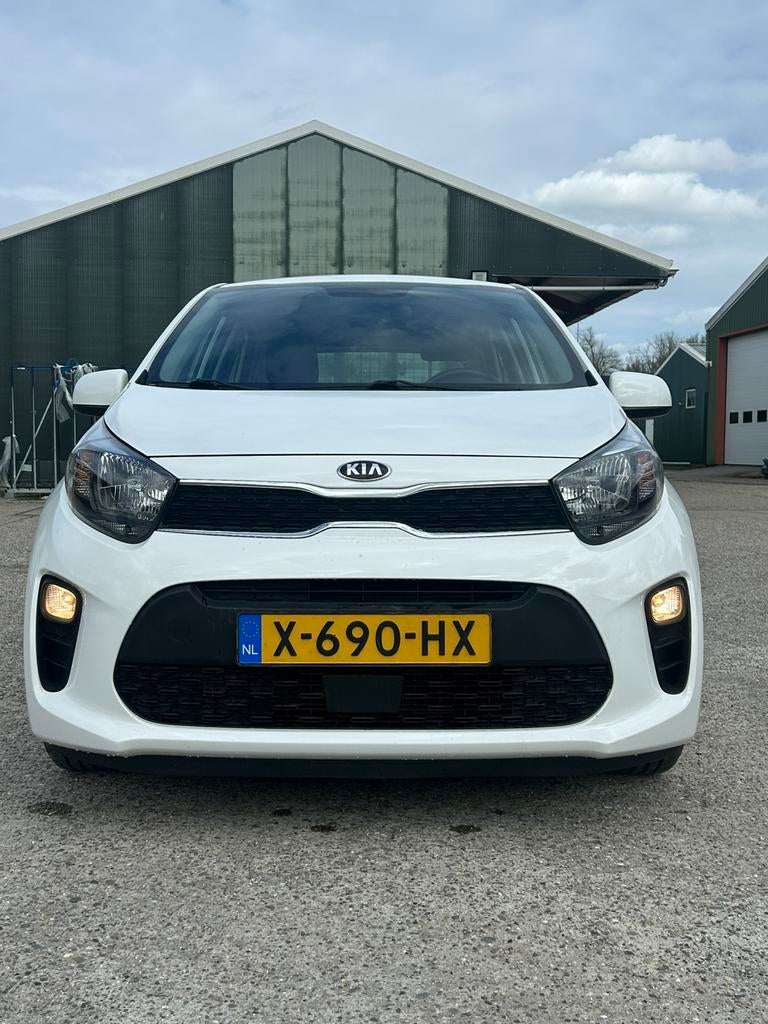 Kia Picanto 1.0 Cvvt 67pk 5-zits 2021 Wit, Auto's, Voorwielaandrijving, Stof, 4 stoelen, Handgeschakeld