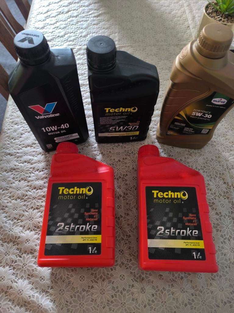 Diverse motorolie: Techno 2-takt, Valvoline 10W-40 en meer, Ophalen of Verzenden, Nieuw