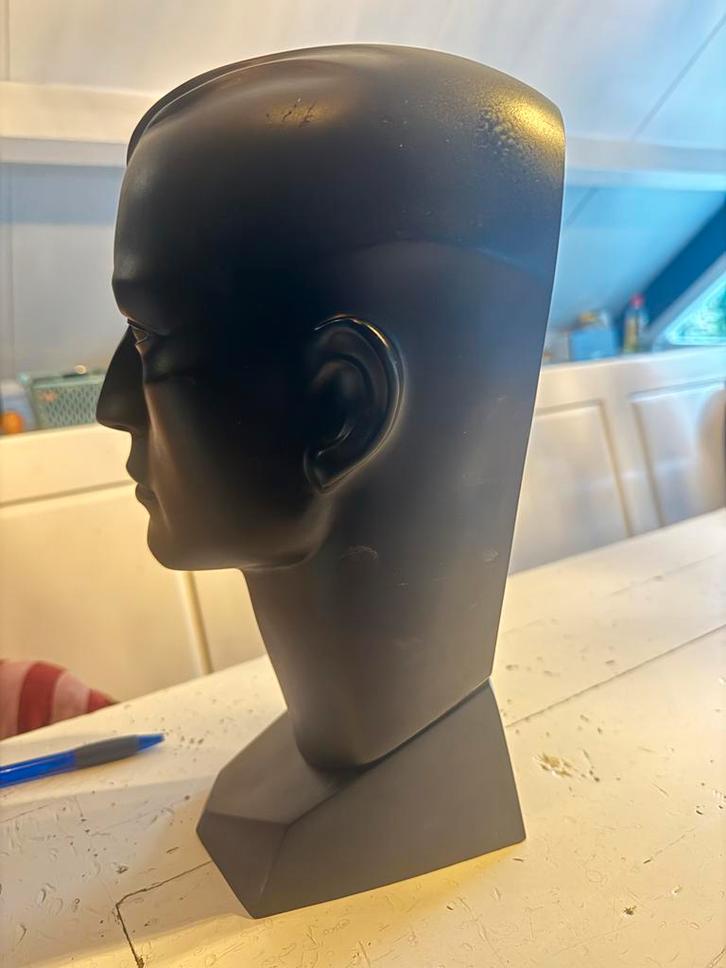 Mannelijk Mannequin Hoofd - Lindsey B. Design, Huis en Inrichting, Woonaccessoires | Overige, Gebruikt, Ophalen of Verzenden