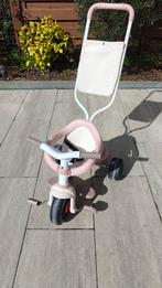 Smoby Be Fun | Roze driewieler | Duwen, loopfiets, trappers, Ophalen, Zo goed als nieuw